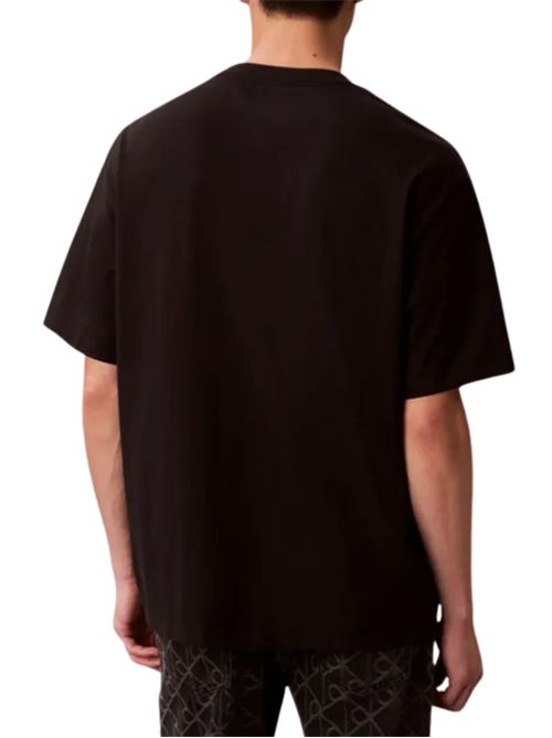 T-shirt con logo centrale Calvin Klein Jeans | LV04RE815GUB1